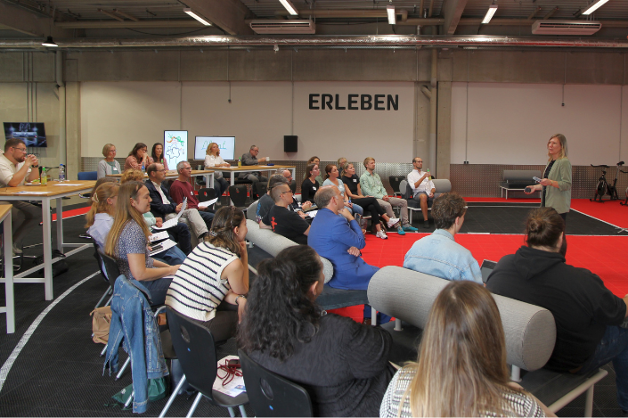 6. MINTmit-Netzwerktreffen in Lich: Austausch, Impulse und Einblicke in das BERD (Foto: Manuel Heinrich, THM)