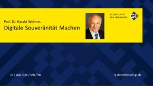 Vortrag: Digitale Souveränität Machen: Wie wir uns aus digitalen Abhängigkeiten befreien