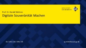 Vortrag: Digitale Souveränität Machen: Wie wir uns aus digitalen Abhängigkeiten befreien