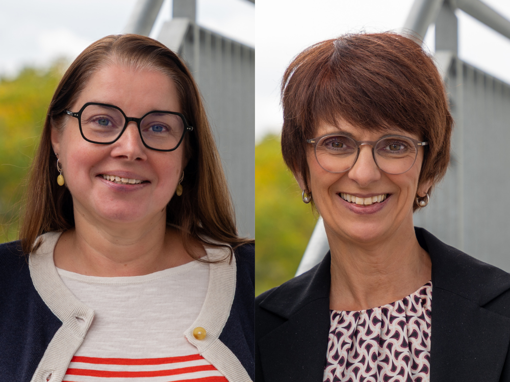 Portrait von Caroline Morel und  Katrin Schwehn
