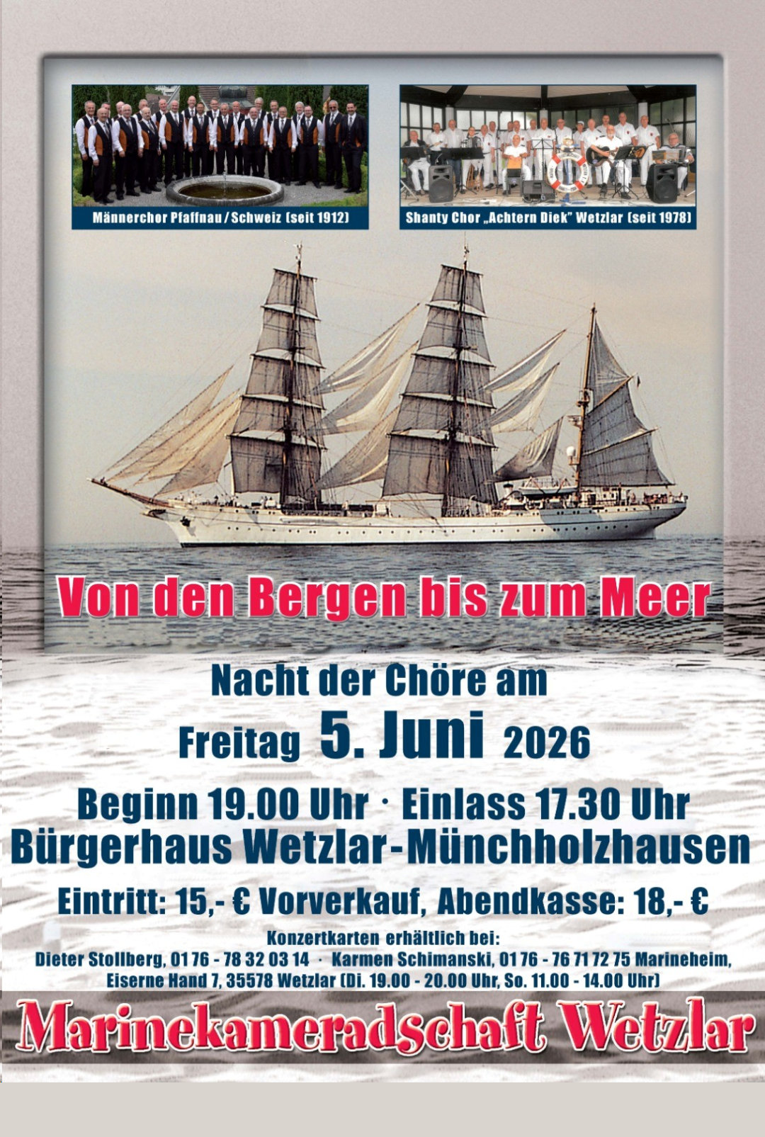 Von den Bergen bis zum Meer