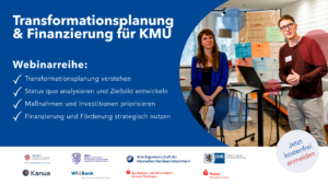 Webinarreihe: Transformationsplanung und Finanzierung für KMU