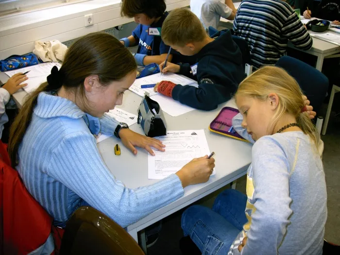 Der Junior MatheClub des Mathematik-Zentrums Wetzlar. Foto: MZW
