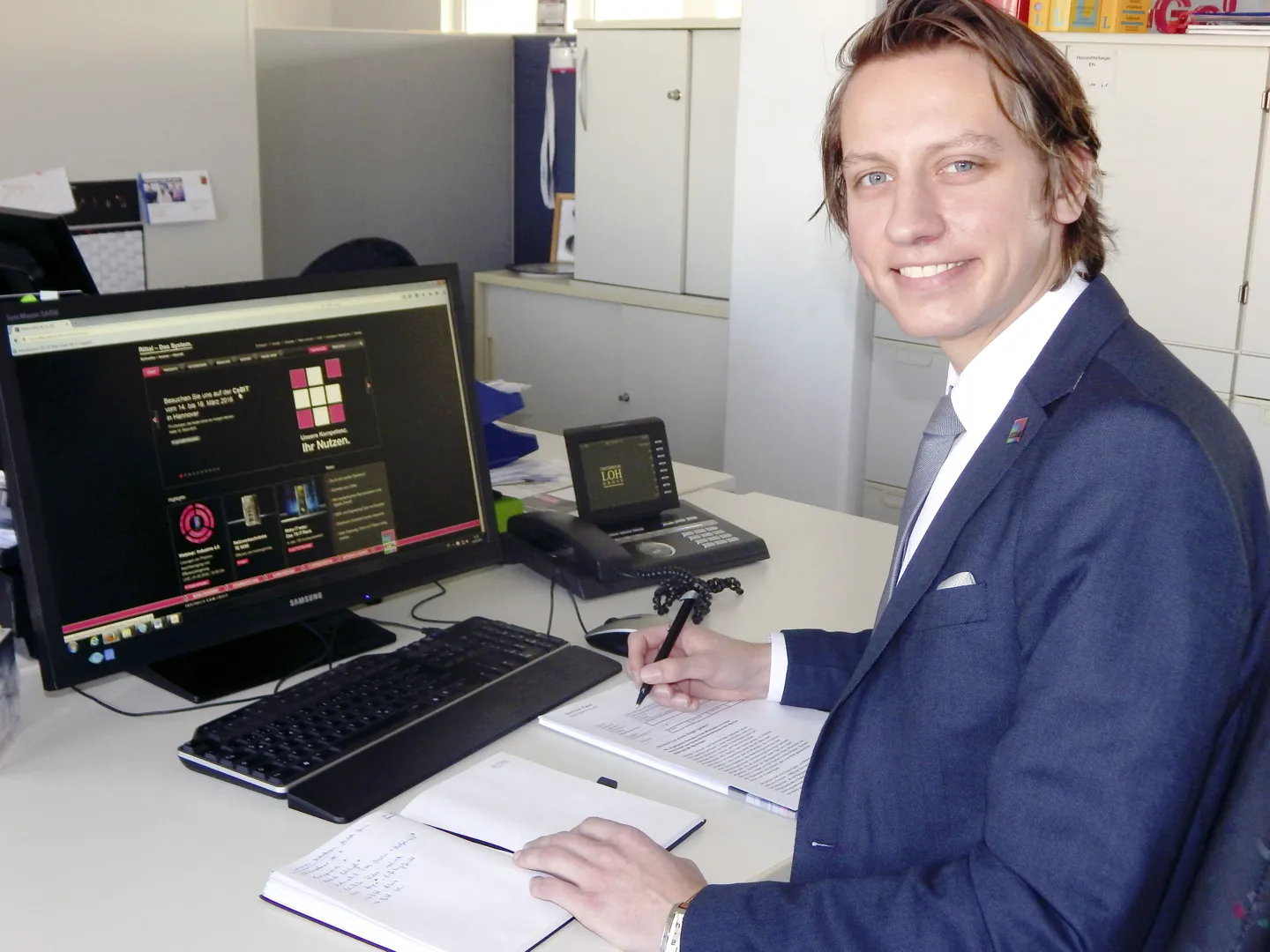 Felix Michel arbeitet derzeit in der Unternehmenskommunikation von Rittal. Foto: Michel/Rittal