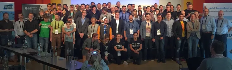 Gruppenbild zum Abschluss des Startup Weekends