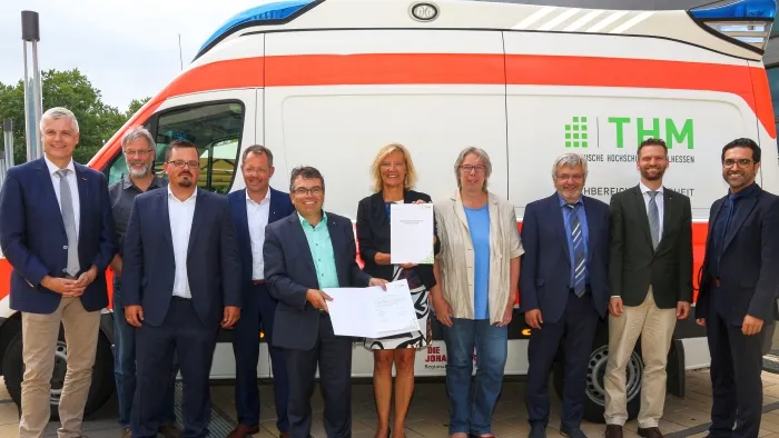 Partner bei der Notfallversorgung: Technische Hochschule Mittelhessen und Landkreis Gießen