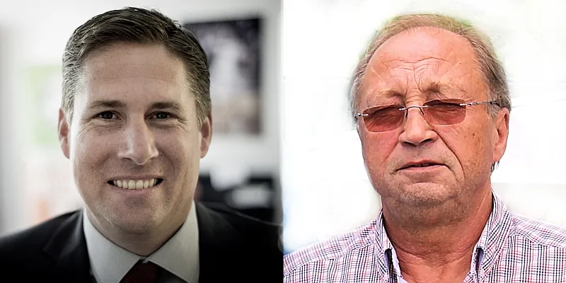 Björn Seipp (links) und Lothar Weber (rechts) führen die Geschäfte der HSG Wetzlar und des TV 05/07 Hüttenberg