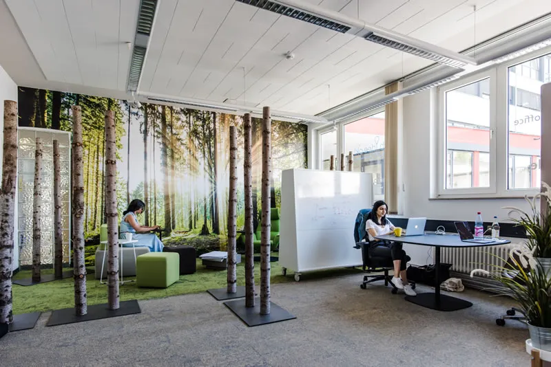 ab idee ok!: Wald-Oase im Büro (Foto: Regionalmanagement Mittelhessen / Tilman Lochmüller)