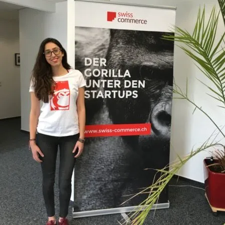 Balkis Zghaier arbeitet in dem StartUp SwissCommerce.
