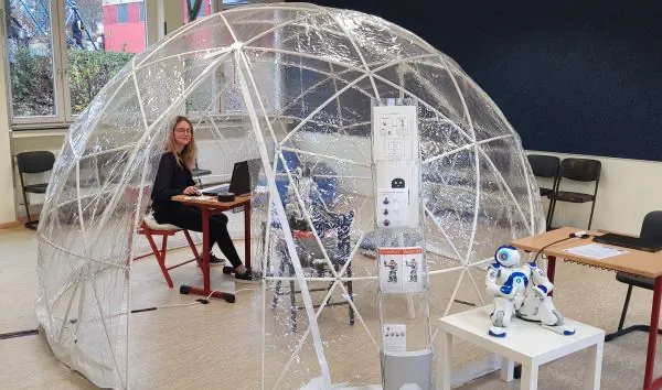 Igloo Konzept in der Georg-Büchner-Schule. (Quelle: Projekt RoboPraX)