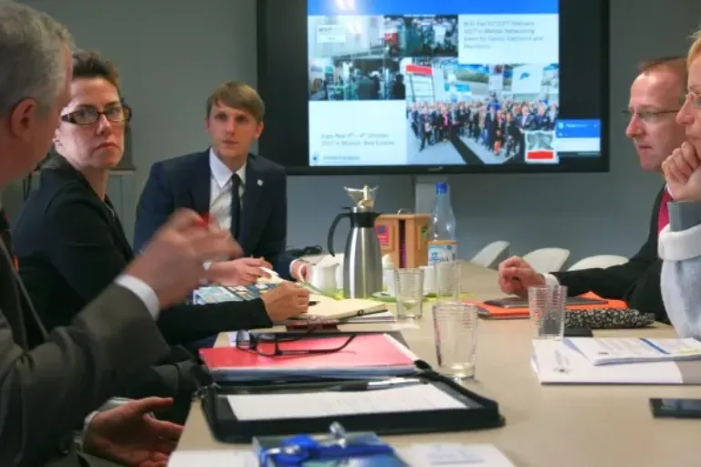 Delegation aus Wisconsin beim Regionalmanagement