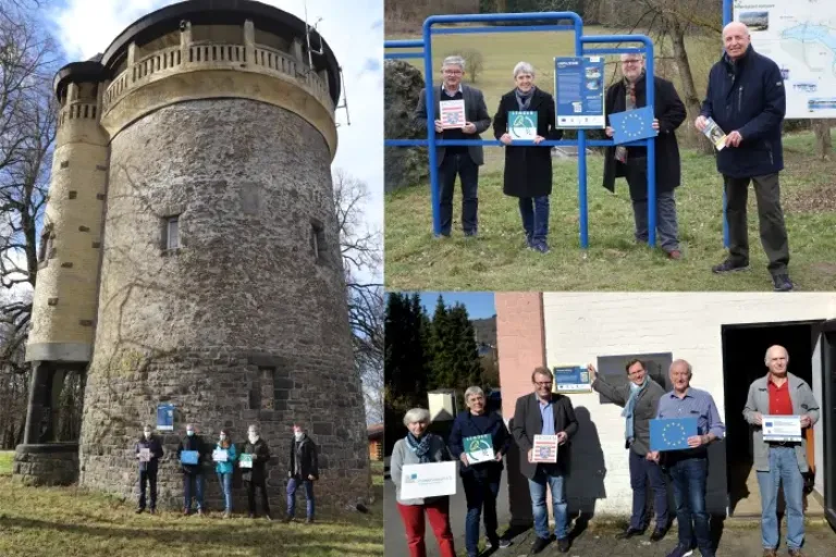 Wasserturm, Aartalsperre und Trafohaus als Objekte der Industriekultur ausgezeichnet