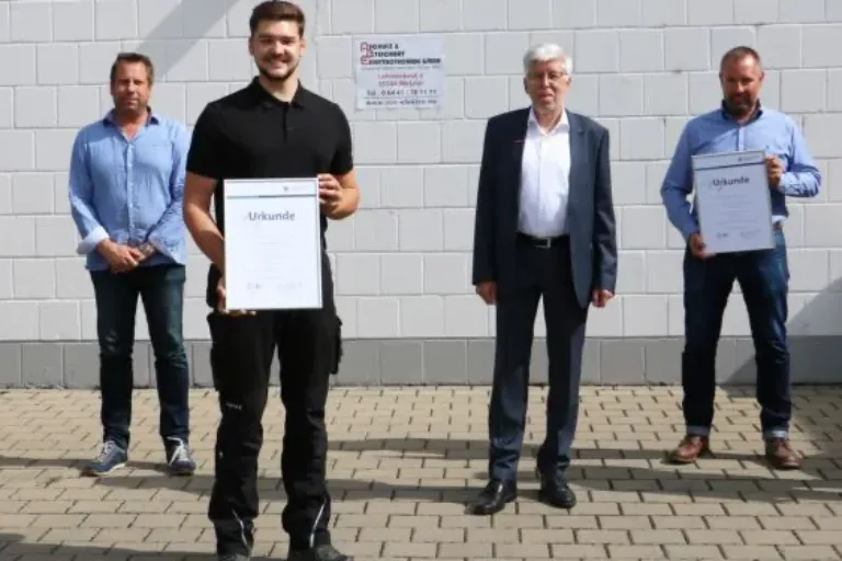 Lehrling des Monats Juli kommt aus Wetzlar