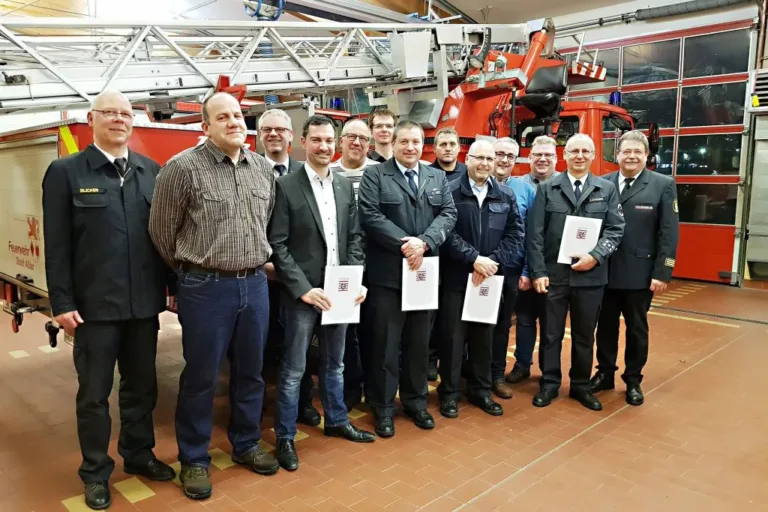 Katastrophenschutz-Medaillen verliehen