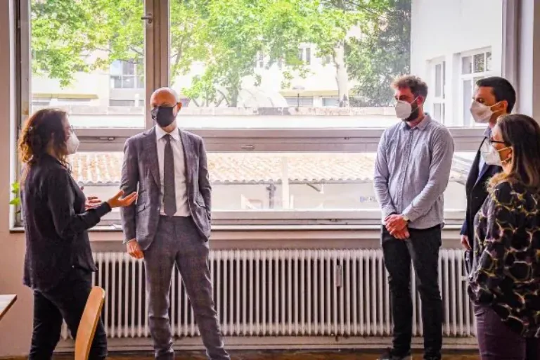 Staatssekretär Dr. Nimmermann besucht StartMiUp