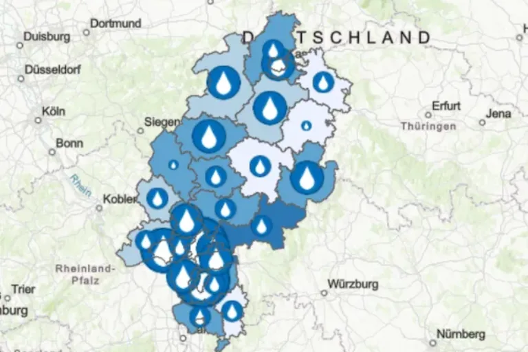 Hessenatlas: Neue interaktive Karte zur Wasserabgabe erschienen
