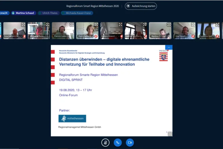 Vielversprechende Ansaetze im ersten Regionalforum Smart Region Mittelhessen