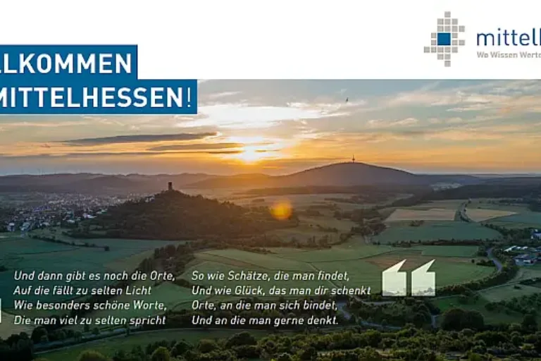 Mittelhessen: ein Gedicht jetzt auch zum Einstecken