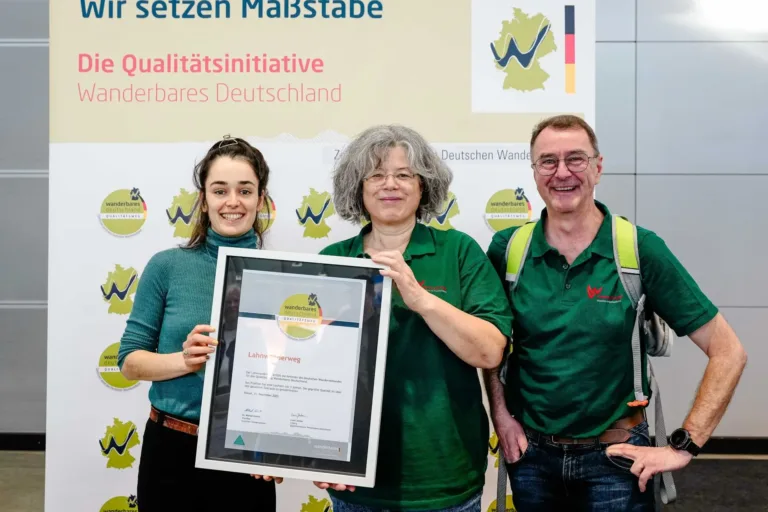 Lahnwanderweg zum fünften Mal als Qualitätsweg zertifiziert