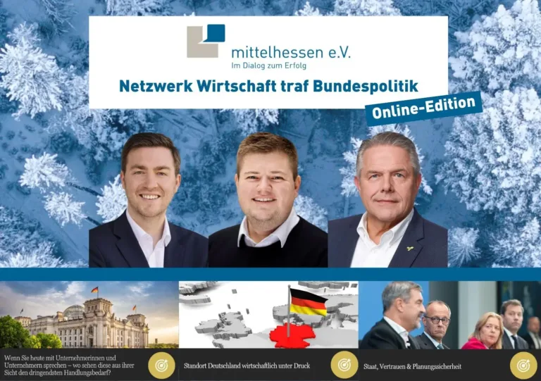 Wirtschaft und Bundespolitik im direkten Austausch