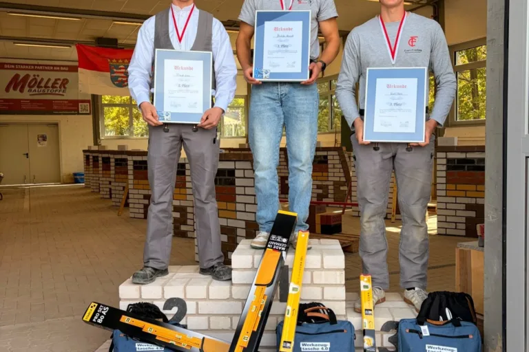 „German Craft Skills“ – Landesentscheid im Maurerhandwerk zu Gast in Wetzlar