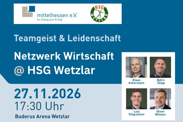Teamgeist und Leidenschaft: Netzwerk Wirtschaft zu Gast bei der HSG Wetzlar
