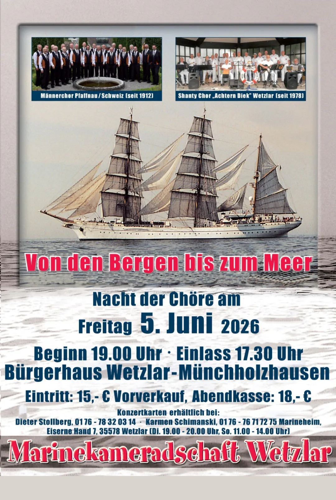 Von den Bergen bis zum Meer